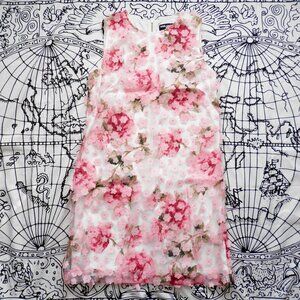 Karl Lagerfeld || 3D Floral Applique Shift Dress